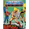 HE-MAN AND THE INSECT PEOPLE (Hong Kong) 1983 He-Man Masters of the Universe Vintage Mini Comic Mattel