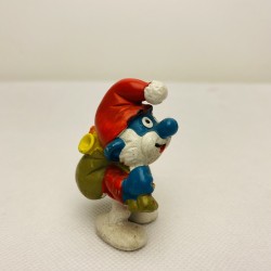 SANTA PAPA SMURF (Yellow Horn) Smurfs 1981 Action Figure Schleich