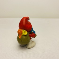 SANTA PAPA SMURF (Yellow Horn) Smurfs 1981 Action Figure Schleich