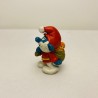 SANTA PAPA SMURF (Yellow Horn) Smurfs 1981 Action Figure Schleich