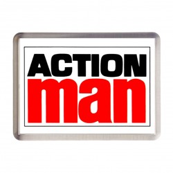 1970 ACTION MAN LOGO ART Fridge Magnet