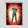 FLINT CARD ART Fridge Magnet GI Joe Action Force Real American Hero