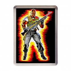 ROADBLOCK CARD ART Fridge Magnet GI Joe Action Force Real American Hero