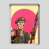 FLINT COMIC ART Fridge Magnet GI Joe Action Force Real American Hero