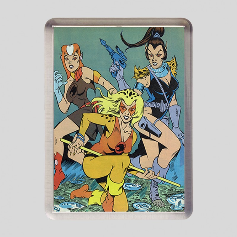PUMYRA CHEETARA THUNDERCATS COMIC POSTER Thundercats 50mm x 35mm Acrylic Fridge Magnet