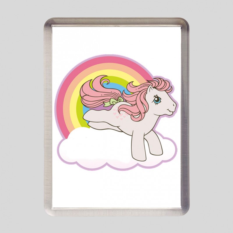 PEACHY My Little Pony MLP 50mm x 35mm Acrylic Fridge Magnet