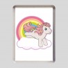 PEACHY My Little Pony MLP 50mm x 35mm Acrylic Fridge Magnet