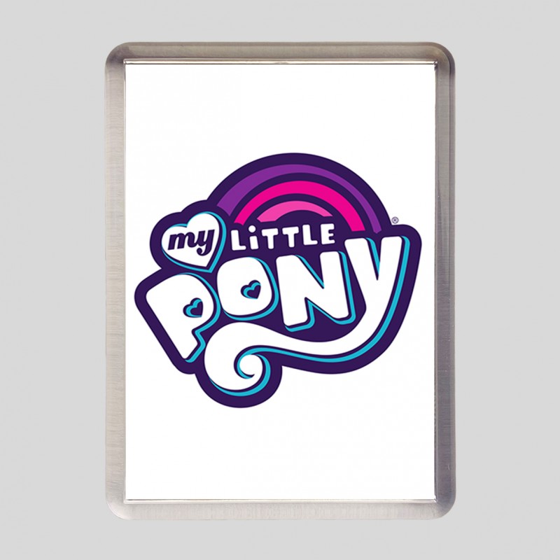 MY LITTLE PONY MLP LOGO 50mm x 35mm Acrylic Fridge Magnet