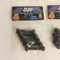 5 x HE-BANDS He-Man Masters of the Universe MOTU Replacement Rubber Leg Connectors