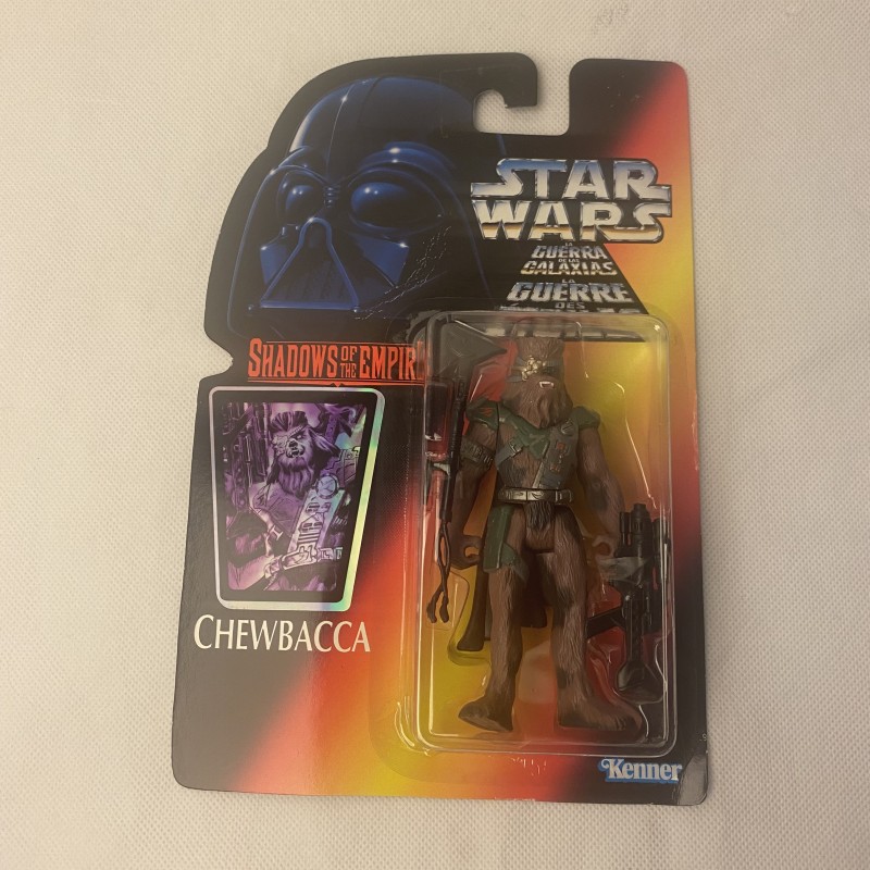 CHEWBACCA Star Wars Shadows of the Empire POTF Euro Tri-Logo Card