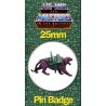 PANTHOR 25mm BADGE He-Man and the Masters of the Universe MOTU Image
